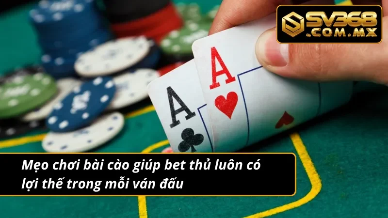 Bài Cào SV368 – Lật Bài Trúng Lớn, Ăn Tiền Trong Vài Giây 3 Cách chơi bài cào luôn thắng : Tận dụng mọi cơ hội