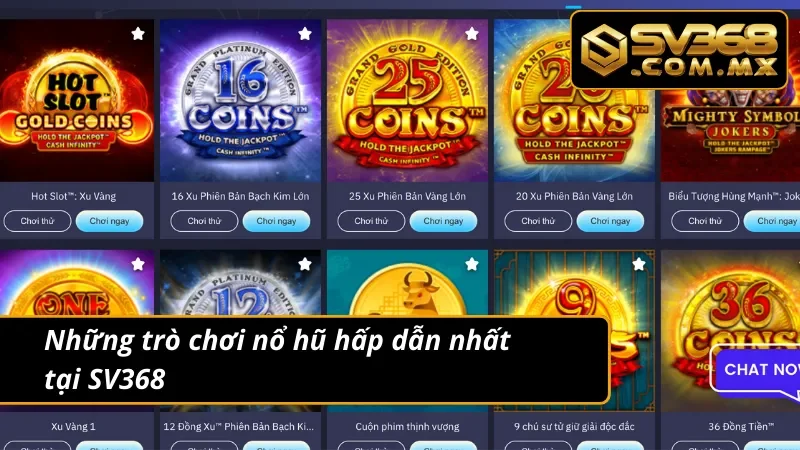 Nổ Hũ Đổi Thưởng SV368 – Quẩy Tới Bến, Thắng Lớn Liền Tay 4 Một số dòng game nổ hũ đổi thưởng phổ biến tại nhà cái